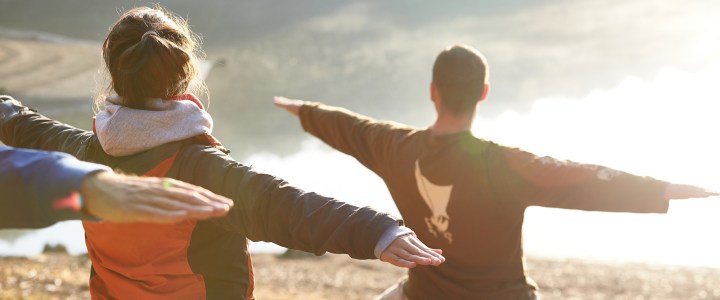 a man holding a frisbee