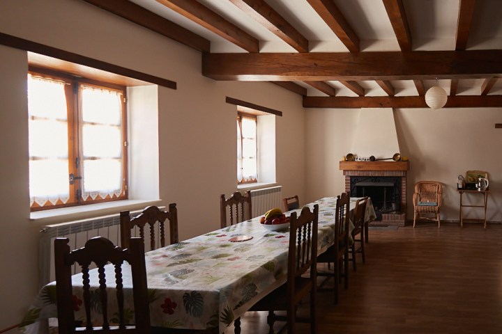a dining room table