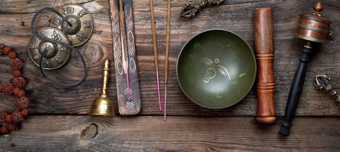 a knife sitting on top of a wooden table